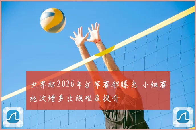 世界杯2026年扩军赛程曝光 小组赛轮次增多出线难度提升